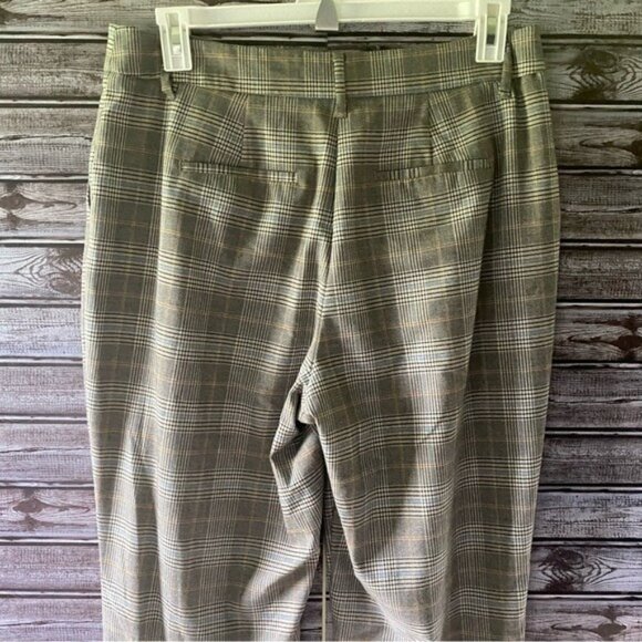 Nine‎ West Women's Plaid Straight Leg Pants Size 14 - Picture 5 of 9
